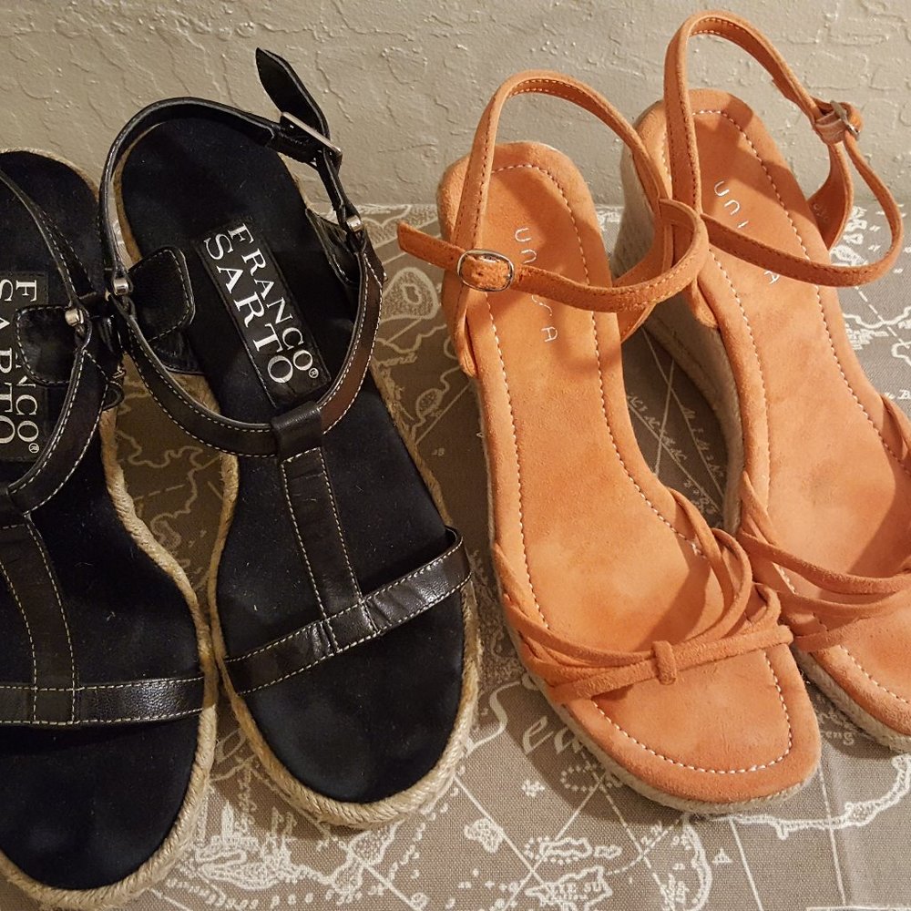 Espadrille wedges ( Two Pairs)